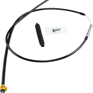 High-Efficiency Black Vinyl Clutch Cable - +6" Size