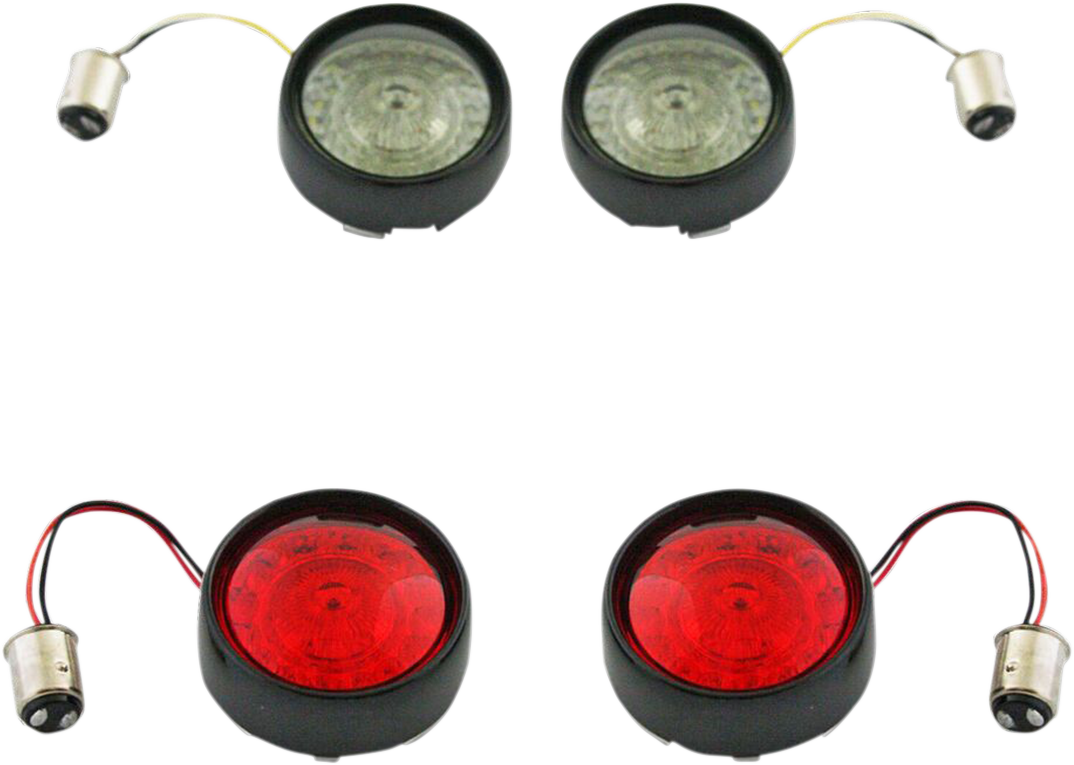 Full Bullet Turn Signal Conversion Kit - Black