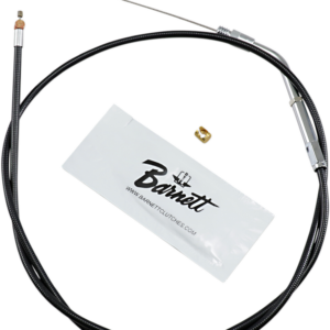 Black Vinyl Throttle Cable - +6" Size - 38" Length
