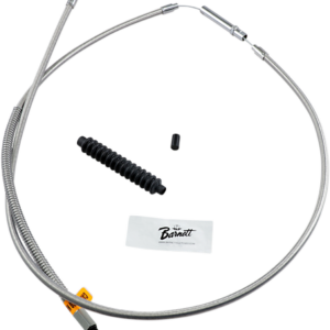 High-Efficiency Stainless Steel Clutch Cable for Harley-Davidson - +10" - '89-'06 Touring