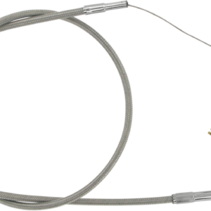 Stainless Steel Throttle Cable - +3" - '01-'15 Softail