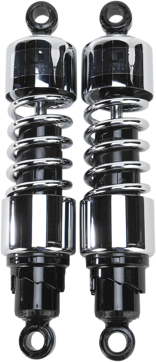 Shocks - 12" - 412 Cruiser Series - Chrome - Standard