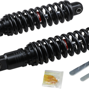 Premium Ride-Height Adjustable Shocks - 13" - Black - Heavy Duty - Black