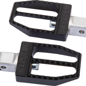 Rear Militant Foot Pegs - Black - Softail