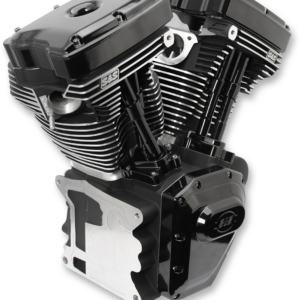 T124 Long Block Engine - Black - FXD | FXDWG