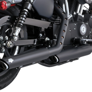 3" Twin Slash Slip-On Mufflers - Black