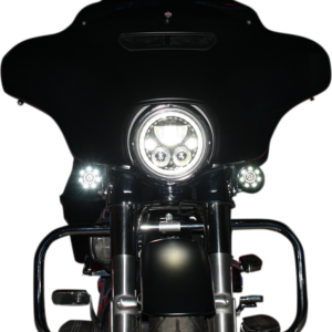 LED Headlight - 7" - Chrome