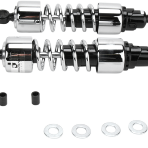 Shocks - 13" - 412 Cruiser Series - Chrome - Heavy Duty