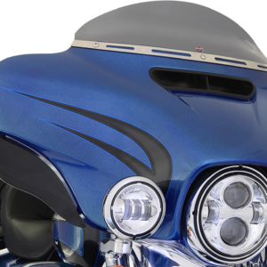 Flare® Windshield - 5" - Dark Smoke - '14-'25 FLH