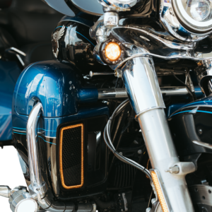Bullet Turn Signal 1157 - Black - Smoke Lens
