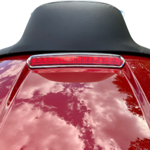 Tour Pack Lid Light - Chrome/Red