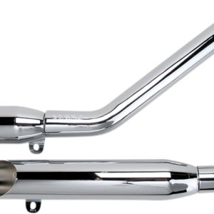 Classic Slashcut Exhaust - Chrome - VT1100
