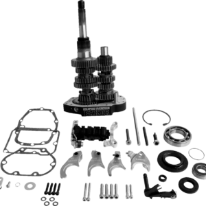 Gear Set - Overdrive/6-Speed - Black - '90-'97 Harley-Davidson