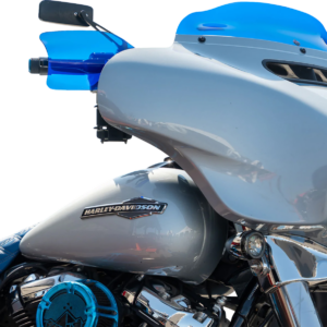 Flare® Handguards - Harley-Davidson Hydraulic Clutch - Blue