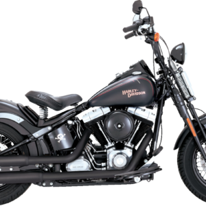 3" Twin Slash Slip-On Mufflers - Black