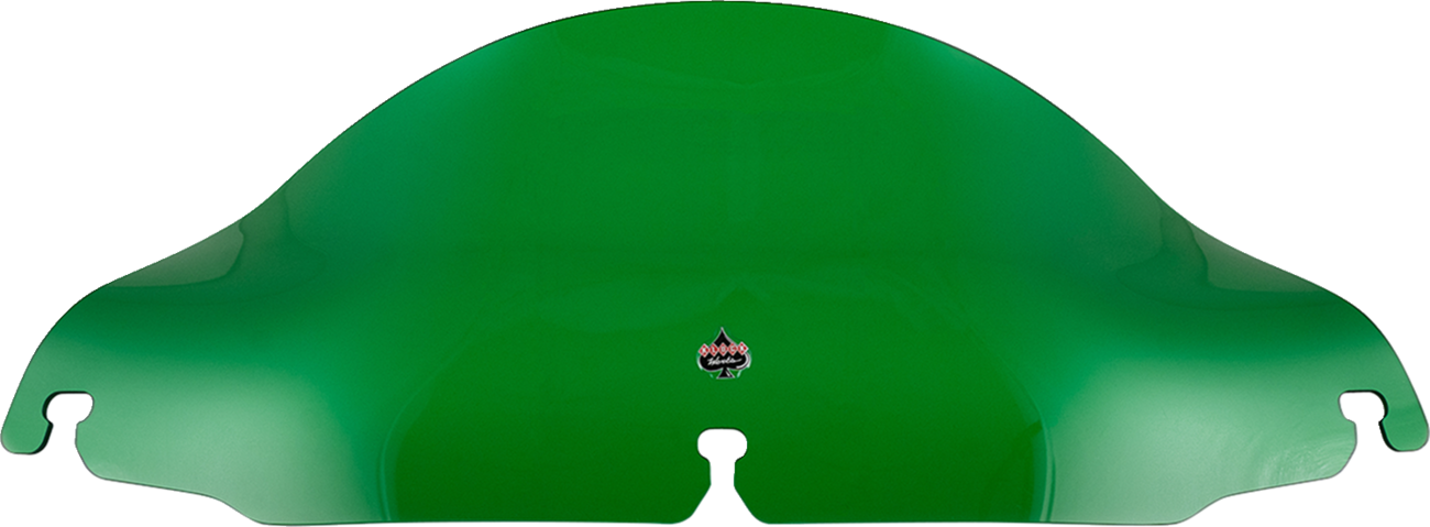Kolor Flare® Windshield - 6-1/2" - Green - '96-'13 FLHT/FLHX