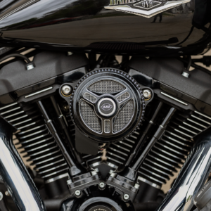 Air Cleaner Cover - Triple-Spoke - Black