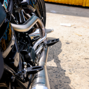 Front P-54 Slim Foot Pegs - Black
