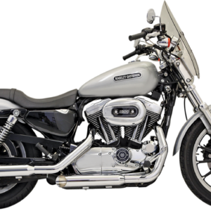 3" Firepower Series Slip-On Muffler - Chrome - Slash-Cut - Sportster '04-'13