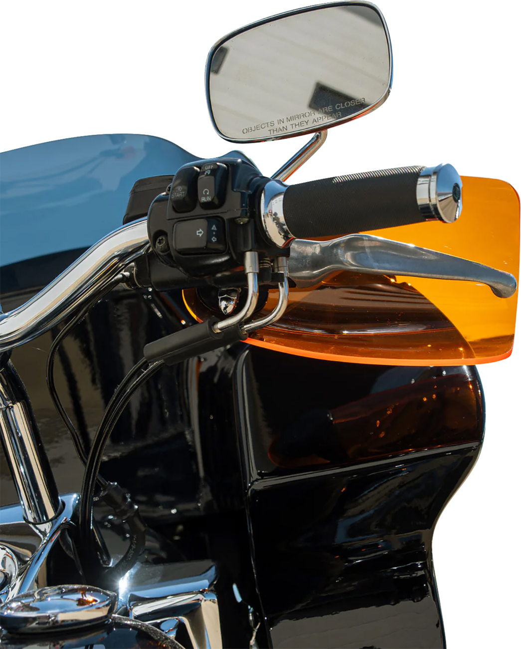 Flare® Handguards - Harley-Davidson Cable Clutch - Orange