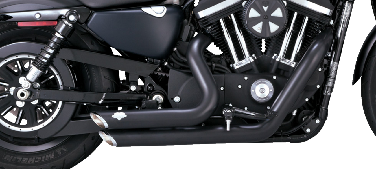 Shortshots Staggered Exhaust System - Black