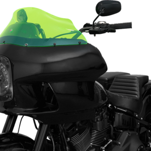 Ice Flare® Windshield - 9" - Green Ice - FXRP Fairing