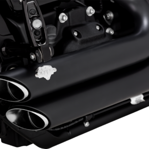 Shortshots Staggered Exhaust System - Matte Black