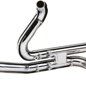 Powerport Dual Headpipes with Dual Bungs - Chrome