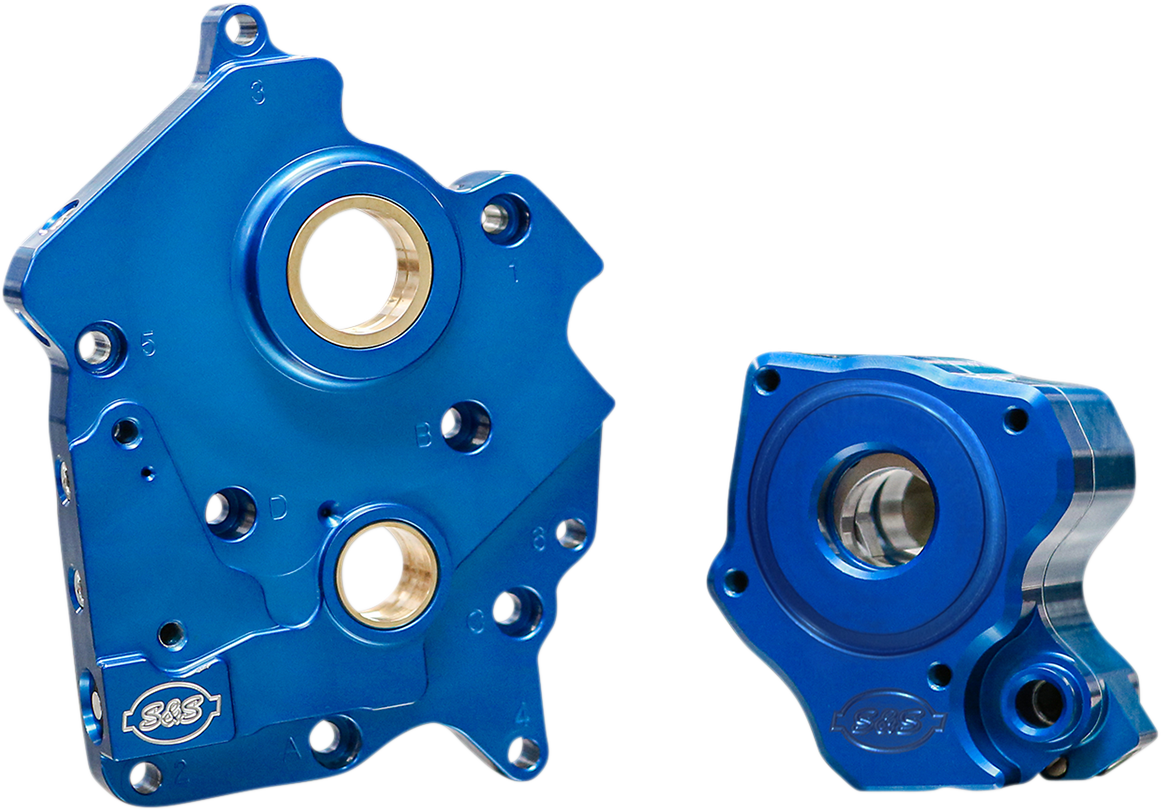 Cam Support Plate and Oil Pump - Oil Cooled - VVT M8