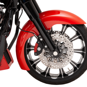 Level Front Fender - Black - 21" - HD Touring/Trike