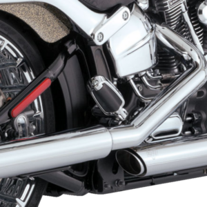 3" Twin Slash Slip-On Muffler - Chrome