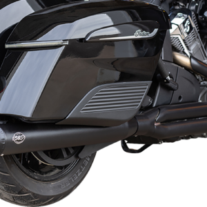 2-into-1 Qualifier Exhaust System - Guardian Black - 49 State - Indian with PowerPlus