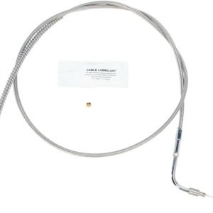 Stainless Steel Idle Cable - +8" - '96-'01 Touring