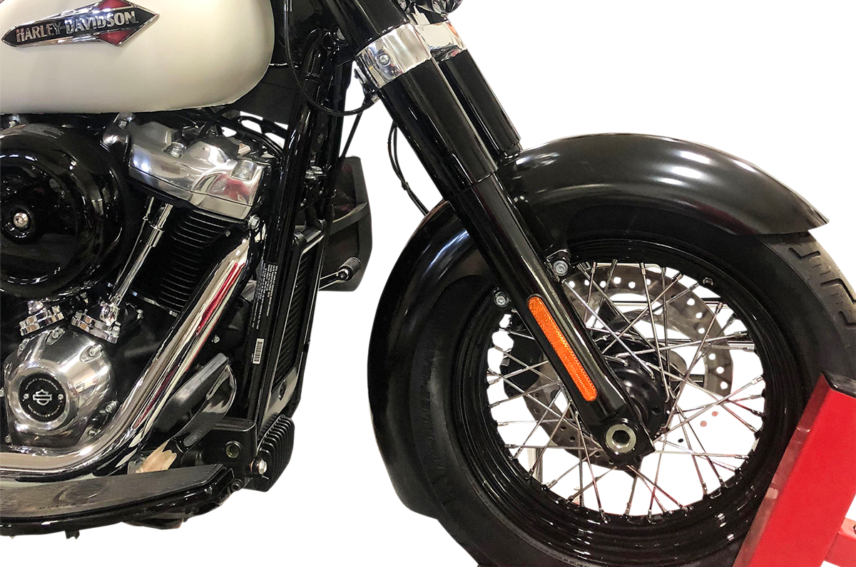 Slicer Front Fender - Black - 19" - HD Touring/Softail
