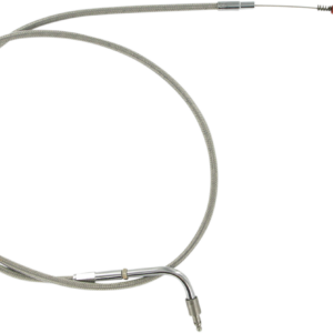 Stainless Steel Idle Cable - +6" - '96-'00 Softail