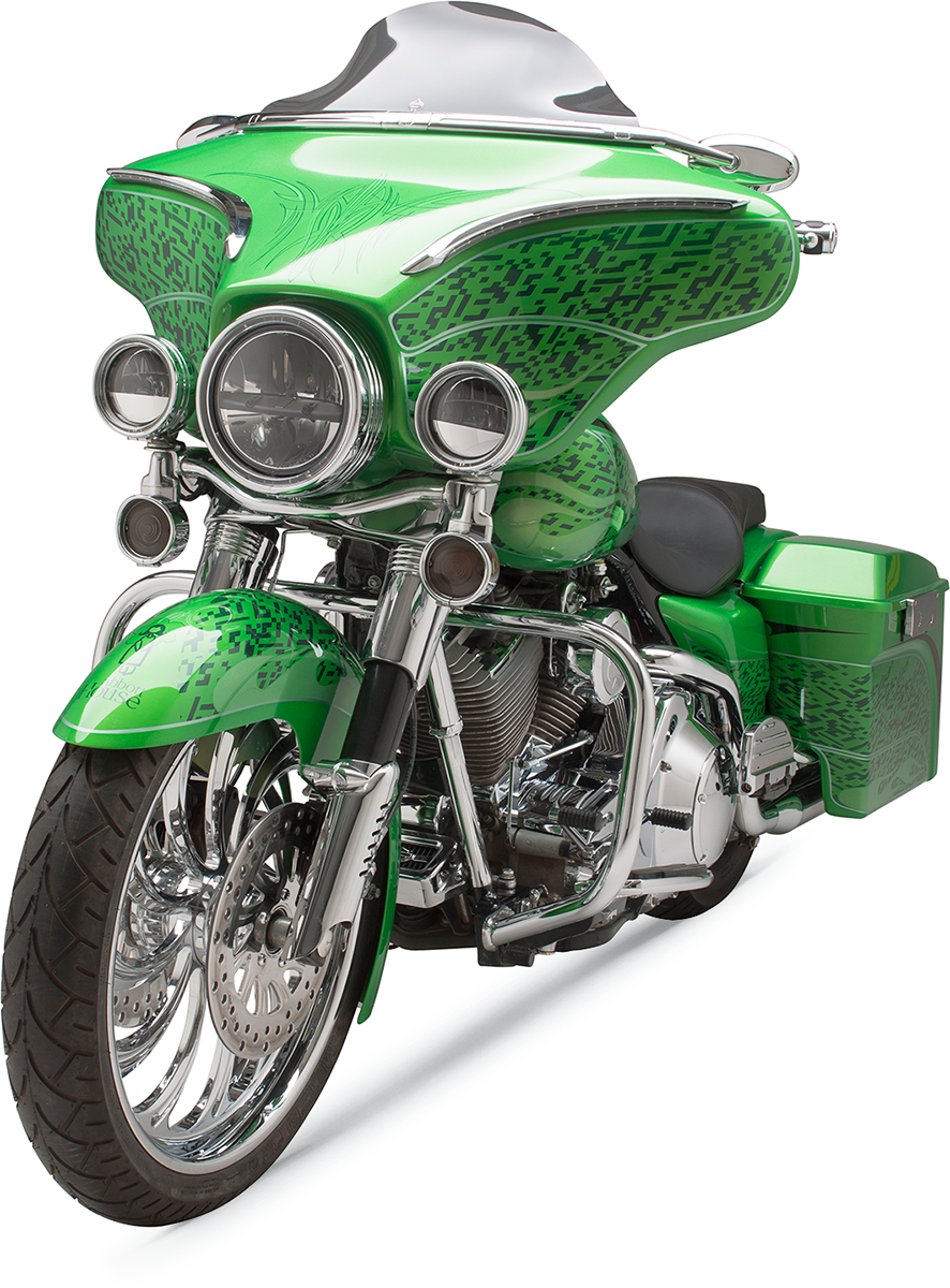 Flare® Windshield - 6-1/2" - Smoke - '96-'13 FLH