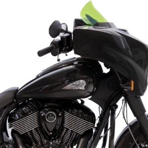 Ice Flare® Windshield - 10" - Green Ice - '14-'26 Indian