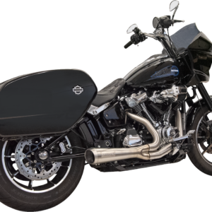 2-into-1 Ripper Exhaust System with Megaphone Muffler - Stainless - 49-State - M8 Softail