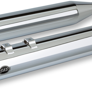 Grand National Slip-On Mufflers - Chrome - M8 FL