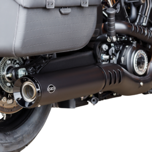 Grand National Slip-On Mufflers - Black - 50-State