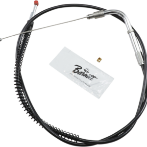Black Vinyl Throttle Cable - +6" Size - 35-1/2" Length