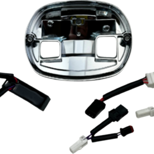 Taillight Base Plate - Chrome - FLHC/FXLRS/FXLRST
