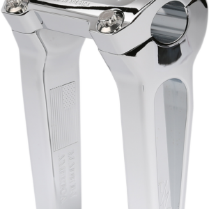 Handlebar Risers - Straight - 6" - Chrome