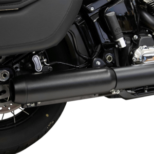 4" Slip-On Muffler with 2-1/2" x 10" Baffle Core - Black - 49-State