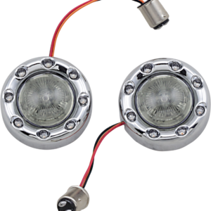 Bullet Turn Signal 1157 - Chrome - Smoke Lens