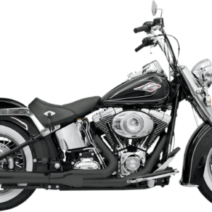 2:1 Exhaust - Black - Long - Softail