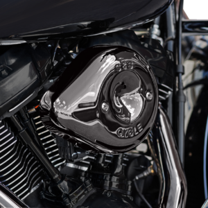 Stealth Teardrop Air Cleaner Cover - M8 - Lava Chrome