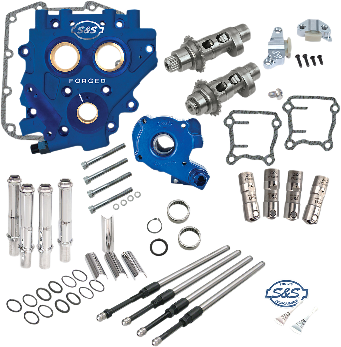 Cam Chest with Plate Kit - 585CE - Easy Start Cams - Twin Cam