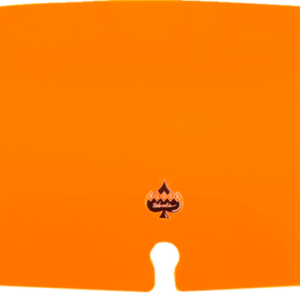 Ice Flare® Windshield - 4" - Orange Ice - '14-'25 FLHT/FLHX