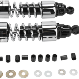 Shocks - 12.5" - 412 Cruiser Series - Chrome - Standard/Heavy Duty